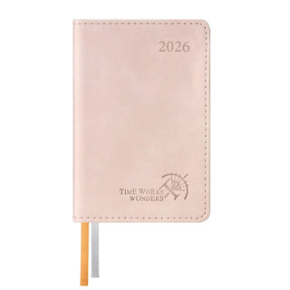POPRUN 2026 Weekly and Monthly Planner Soft Pink