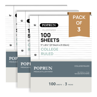 POPRUN College Ruled
