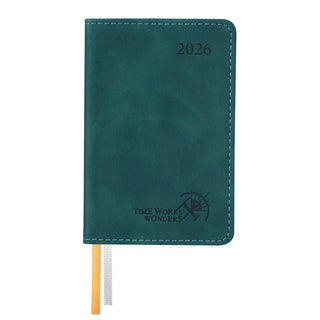 POPRUN 2026 Weekly and Monthly Planner Peotrol Green
