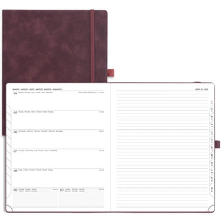 POPRUN 2025-2026 Academic Planner Burgundy