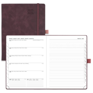POPRUN 2025-2026 Academic Planner Burgundy